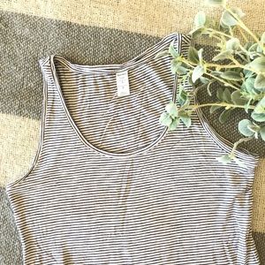 Old Navy Luxe striped tank